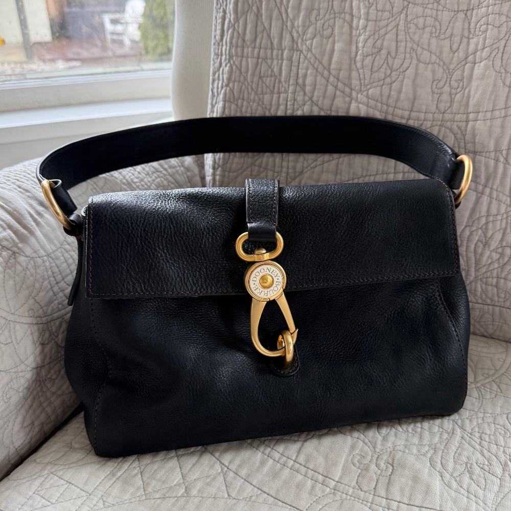 Dooney & Bourke - Libby Florentine Hobo Handbag - Black Black